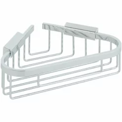 Vado Basket Medium Triangular Corner Wall Mounted - Chrome - BAS-2015M-C/P