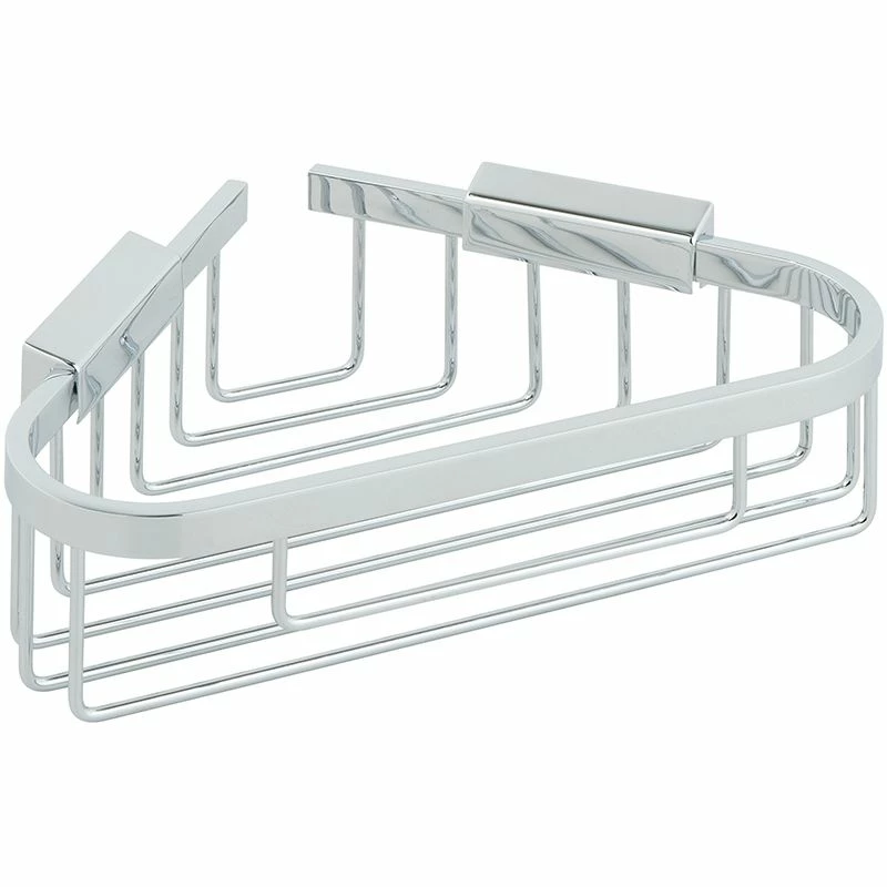 Vado Basket Medium Triangular Corner Wall Mounted - Chrome - BAS-2015M-C/P 1 Vado Basket Medium Triangular Corner Wall Mounted - Chrome - BAS-2015M-C/P