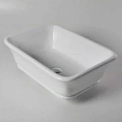 BC Designs Magnus/Senator Cian Countertop Basin - Polished White - BAB135