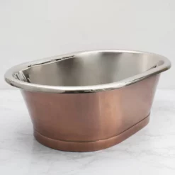 BC Designs Antique Copper Basin With Nickel Inner - BAC056