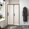 Merlyn Black Sliding Shower Door 1700mm - BLKFSL1700H