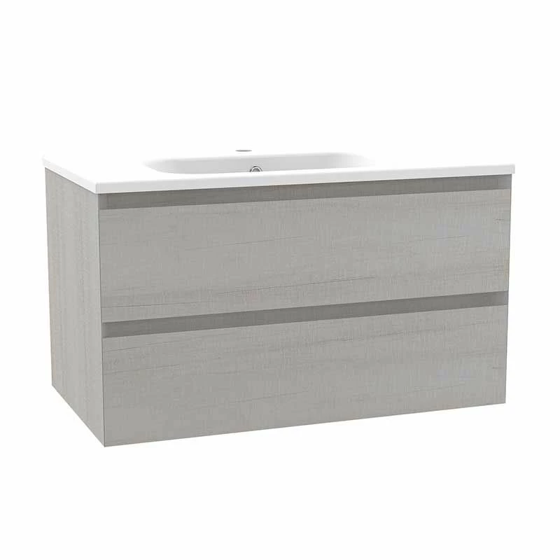 Calypso Brenta 800 Wall Hung Vanity Unit - Limed Oak - 4729 1 Calypso Brenta 800 Wall Hung Vanity Unit - Limed Oak - 4729