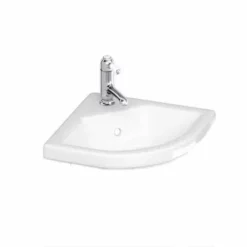 Burlington Corner 430mm Basin - White - FC7BB