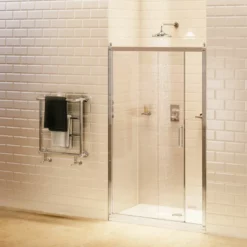 Burlington Sliding 1200mm Glass Shower Door - C7S