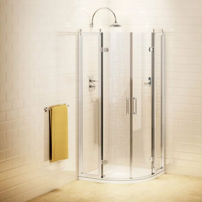 Burlington Quadrant 800mm Glass Shower Enclosure - C22 1 Burlington Quadrant 800mm Glass Shower Enclosure - C22