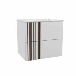 Calypso Novoli 600 Wall Hung Vanity Unit - Opal White - 4522