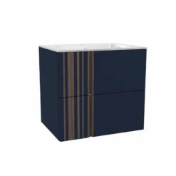 Calypso Novoli 600 Wall Hung Vanity Unit - Admiral Blue - 4524