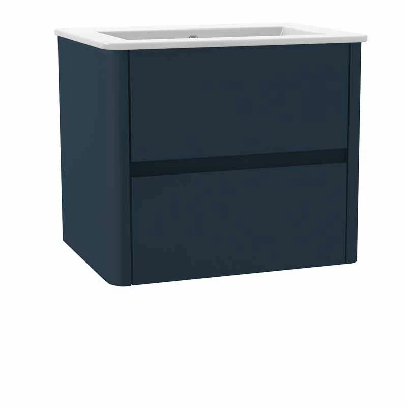 Calypso Sora 600 Wall Hung Vanity Unit - Adriatic Blue - 4760 1 Calypso Sora 600 Wall Hung Vanity Unit - Adriatic Blue - 4760