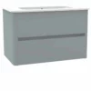 Calypso Sora 800 Wall Hung Vanity Unit - Misty Gloss - 4762