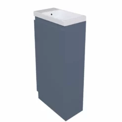 Calypso Veneto One Door Floor Standing Vanity Unit - Lagoon Mist - 4939