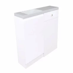 Calypso Veneto One Door LH Combi Vanity Unit Set- Pearl - 6950VNPL