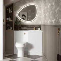 Calypso Veneto Two Door RH Combi Vanity Unit Set - Pearl - 6953VNPL