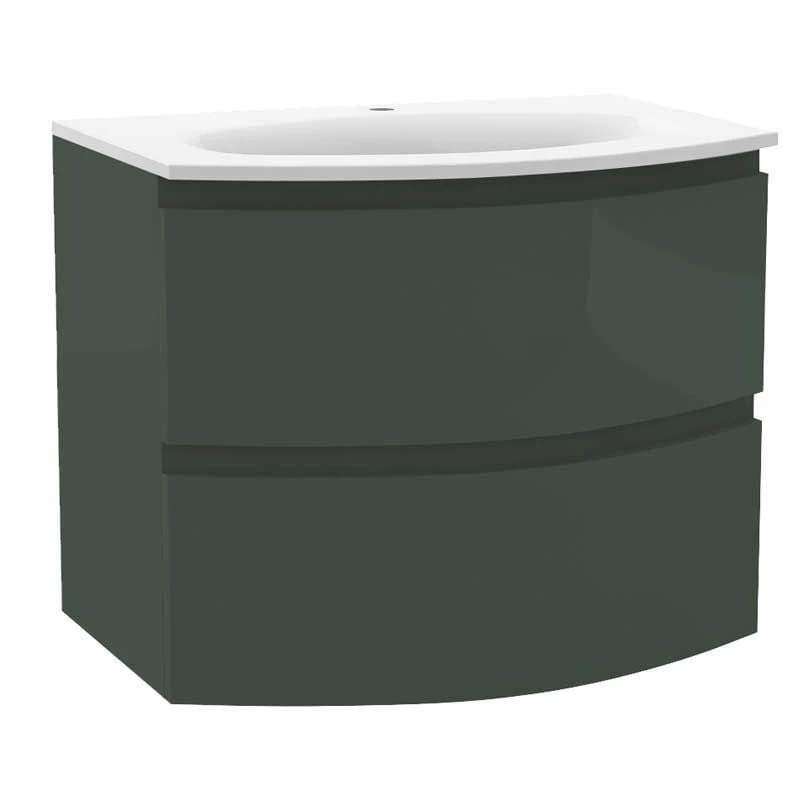 Calypso Levanto Wall Hung Vanity Unit - Fir Green - 7810.56 1 Calypso Levanto Wall Hung Vanity Unit - Fir Green - 7810.56