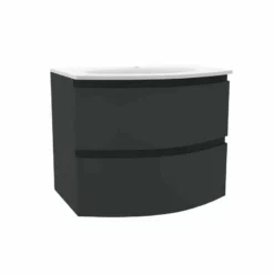 Calypso Levanto Wall Hung Vanity Unit - Graphite - 7810.64