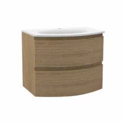 Calypso Levanto Wall Hung Vanity Unit - Tortona Oak - 7810.72