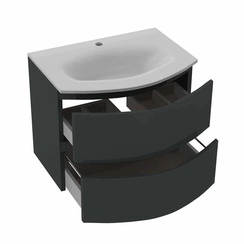 Calypso Levanto Wall Hung Vanity Unit - Ember Gloss - 7810.76 3 Calypso Levanto Wall Hung Vanity Unit - Ember Gloss - 7810.76 - Image 3