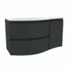Calypso Levanto LH Wing Wall Hung Vanity Unit - Graphite - 7878.64