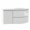Calypso Levanto RH Wing Wall Hung Vanity Unit - Coral White - 7879.57