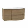 Calypso Levanto RH Wing Wall Hung Vanity Unit - Tortona Oak - 7879.72
