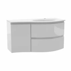 Calypso Levanto RH Wing Wall Hung Vanity Unit - Porcelain White - 7879.73