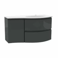 Calypso Levanto RH Wing Wall Hung Vanity Unit - Ember Gloss - 7879.76