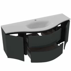 Calypso Levanto Double Wing Wall Hung Vanity Unit - Ember Gloss - 7880.76 -IDEAL STANDARD Shop c a calypso 7880.76 2