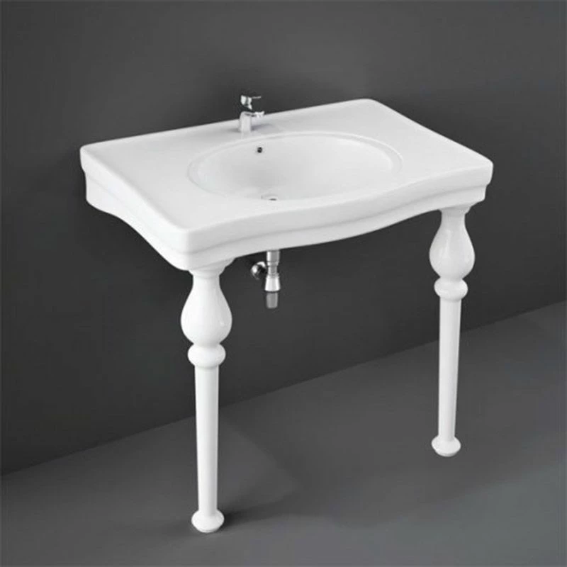 RAK Ceramics Console Alexandra 85cm Basin 3 Tap Holes - CONSMAL3 1 RAK Ceramics Console Alexandra 85cm Basin 3 Tap Holes - CONSMAL3