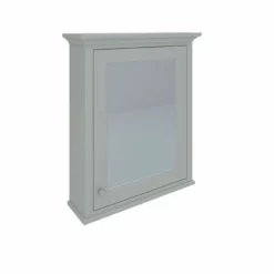 RAK Ceramics Washington 600mm Mirror Cabinet In Greige (W650 X H750mm) - RAKWMC60505