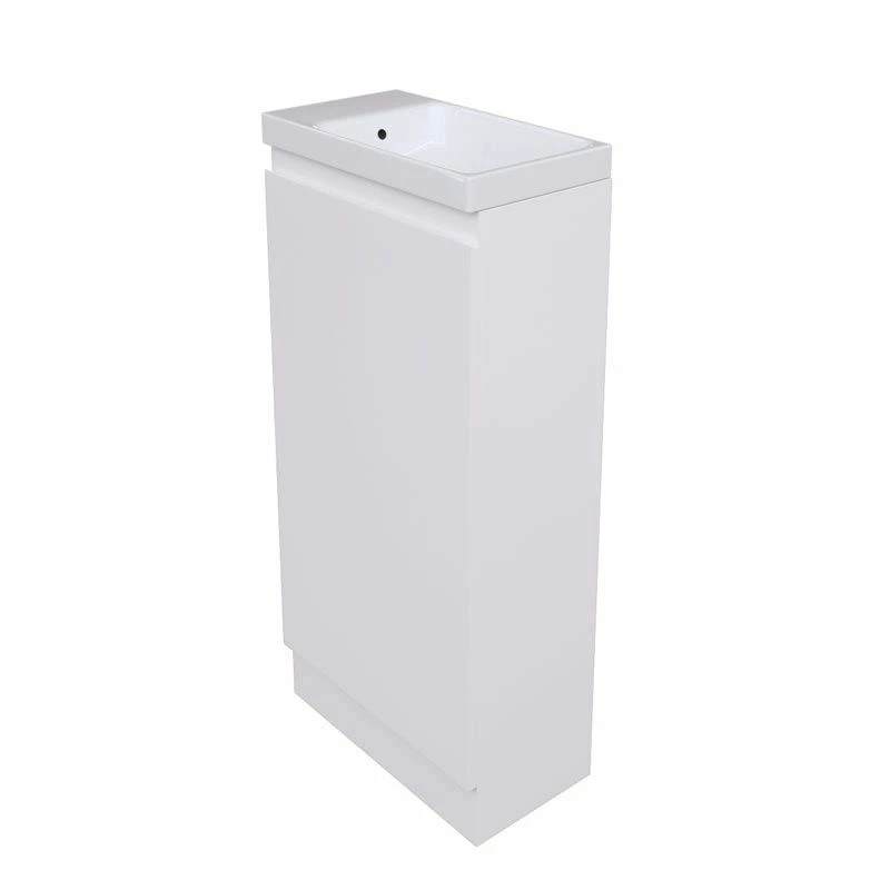 Calypso Veneto One Door Floor Standing Vanity Unit - Pearl - 4920 1 Calypso Veneto One Door Floor Standing Vanity Unit - Pearl - 4920