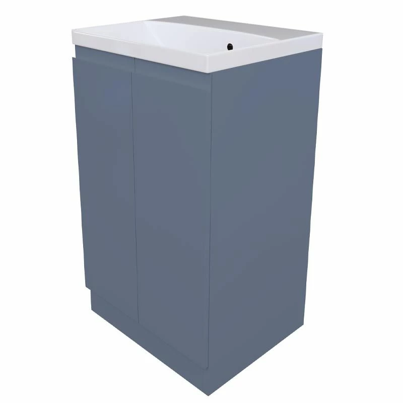 Calypso Veneto Two Door Floor Standing Vanity Unit - Lagoon Mist - 4940 1 Calypso Veneto Two Door Floor Standing Vanity Unit - Lagoon Mist - 4940