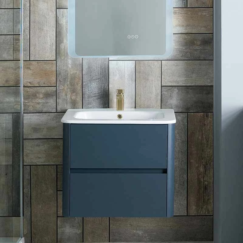 Calypso Sora 600 Wall Hung Vanity Unit - Adriatic Blue - 4760 3 Calypso Sora 600 Wall Hung Vanity Unit - Adriatic Blue - 4760 - Image 3
