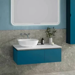 Calypso Adelfia Complement Vanity Unit - Celestial Blue - 7831.54
