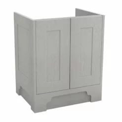 Calypso Chelworth 600 Floor Standing Vanity Unit - Contour Grey - 4862