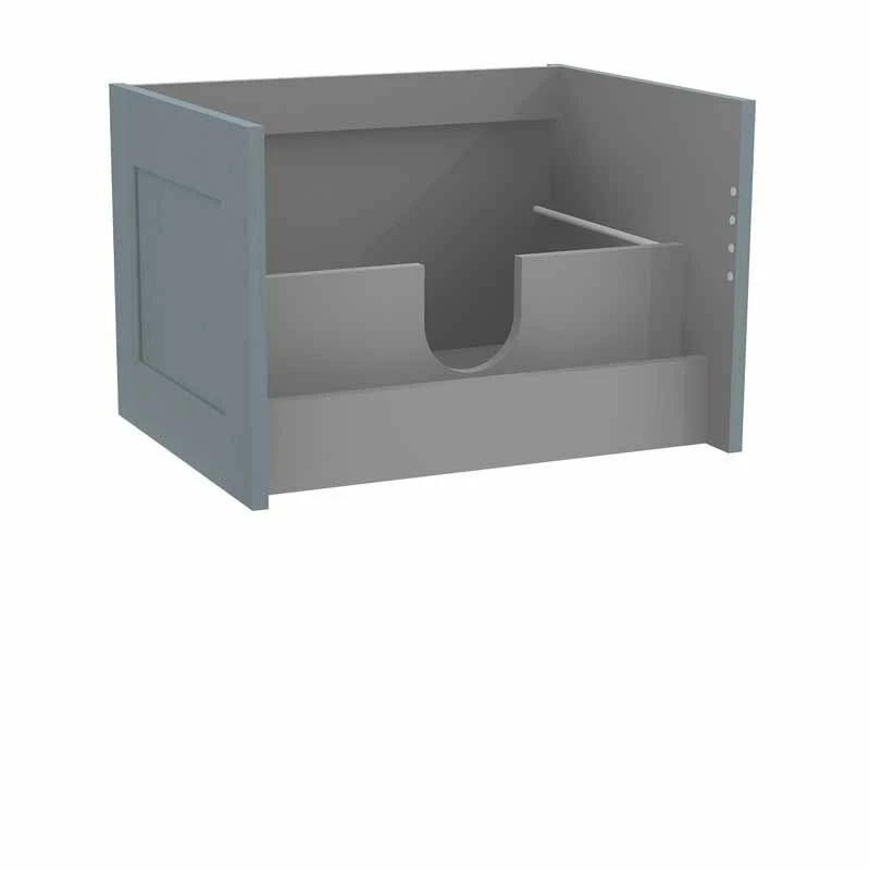 Calypso Chelworth 600 Wall Hung Vanity Unit - Aqua Mist - 4870 2 Calypso Chelworth 600 Wall Hung Vanity Unit - Aqua Mist - 4870 - Image 2