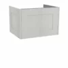 Calypso Chelworth 600 Wall Hung Vanity Unit - Contour White Aspen - 4855