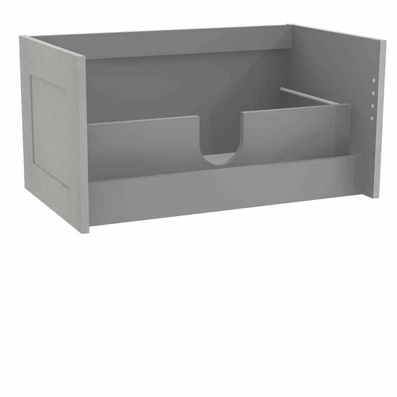 Calypso Chelworth 800 Wall Hung Vanity Unit - Contour Grey - 4861 2 Calypso Chelworth 800 Wall Hung Vanity Unit - Contour Grey - 4861 - Image 2