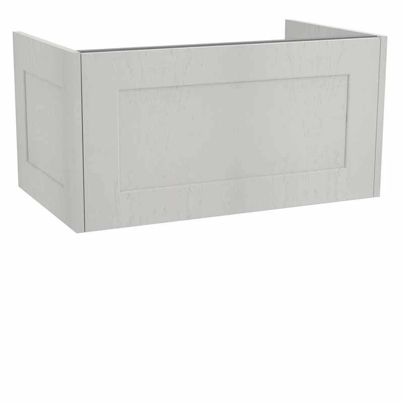 Calypso Chelworth 800 Wall Hung Vanity Unit - Contour White Aspen - 4856 1 Calypso Chelworth 800 Wall Hung Vanity Unit - Contour White Aspen - 4856