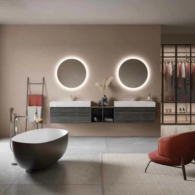 RAK Ceramics Des 1010mm Wall-Hung Basin No Tap Hole - Alpine White - DESWB10100AWHA 2 RAK Ceramics Des 1010mm Wall-Hung Basin No Tap Hole - Alpine White - DESWB10100AWHA - Image 2