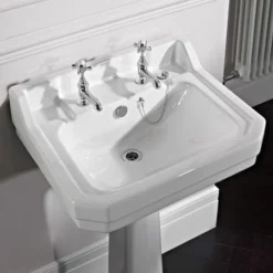 Tavistock Vitoria 60.5cm Basin Two Tap Holes - Basin Only
