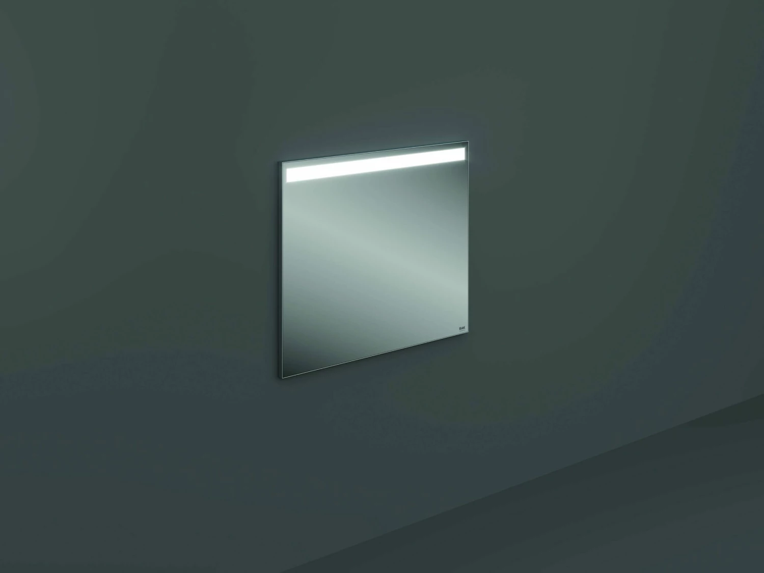 RAK Ceramics Joy Wall Hung Mirror With LED Light & Demister 80 X 68cm - JOYMR08068LED 1 RAK Ceramics Joy Wall Hung Mirror With LED Light & Demister 80 X 68cm - JOYMR08068LED