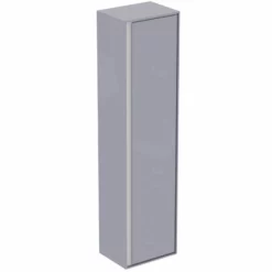 Ideal Standard Connect Air 400mm Tall Column Unit 1 Door - Gloss Grey/Matt White - E0832EQ