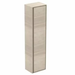 Ideal Standard Connect Air 400mm Tall Column Unit 1 Door - Light Brown Wood/Matt Light Brown - E0832UK
