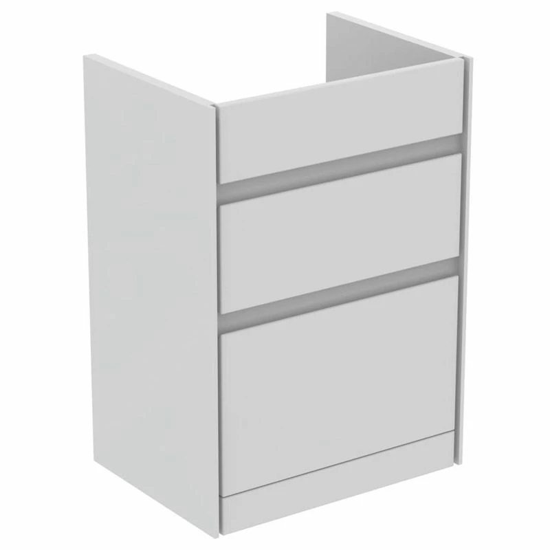 Ideal Standard Connect Air 600mm Floor Standing Vanity Unit With 2 Drawers - Wood Light Brown & Matt Light Brown - E0836UK 2 Ideal Standard Connect Air 600mm Floor Standing Vanity Unit With 2 Drawers - Wood Light Brown & Matt Light Brown - E0836UK - Image 2