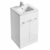 Ideal Standard Tempo 500mm Floor Standing Vanity Basin Unit 2 Door - Gloss White - E1102WG