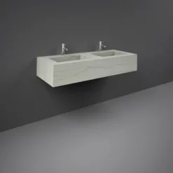 RAK Ceramics Precious 1200mm Wall Mounted Counter Wash Basin With 1th In Macaubus - PRECT12347101A