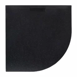 JT Evolved Quadrant Shower Tray 900 X 900mm With Antislip - Astro Black ASE90Q016