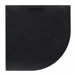 JT Evolved Quadrant Shower Tray 800 X 800mm With Antislip - Astro Black ASE80Q016