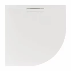 JT Evolved Quadrant Shower Tray 800 X 800mm - Matt White EM80Q1000
