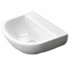 RAK Ceramics Compact 50cm Special Needs Basin No Tap Hole Or Overflow (Commercial) - CO0605AWHA