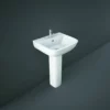 RAK Ceramics Series 600 52cm Basin 2 Tap Holes - S60052BAS2
